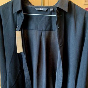 Uniqlo Women Rayon Long Sleeve Blouse  - NRWT